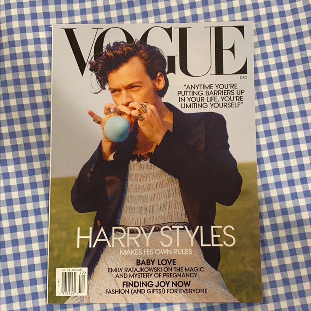 Harry Styles Vogue December 2020 Edition